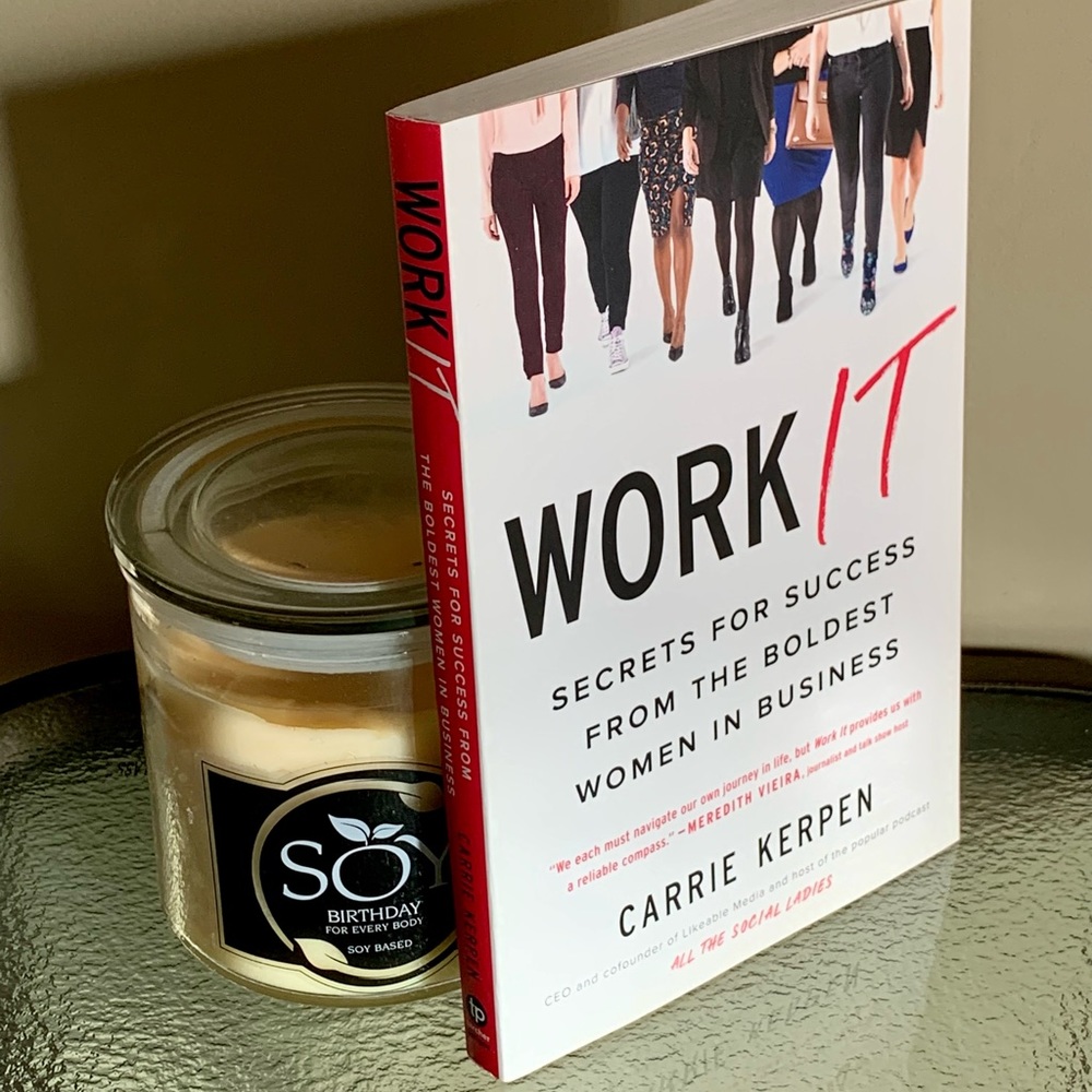 2/$20 Sale ☀️ Work It: Secrets for Success Book by Carrie Kerpen